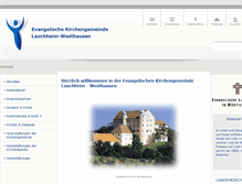 Tablet Screenshot of lauchheim-westhausen-evangelisch.de